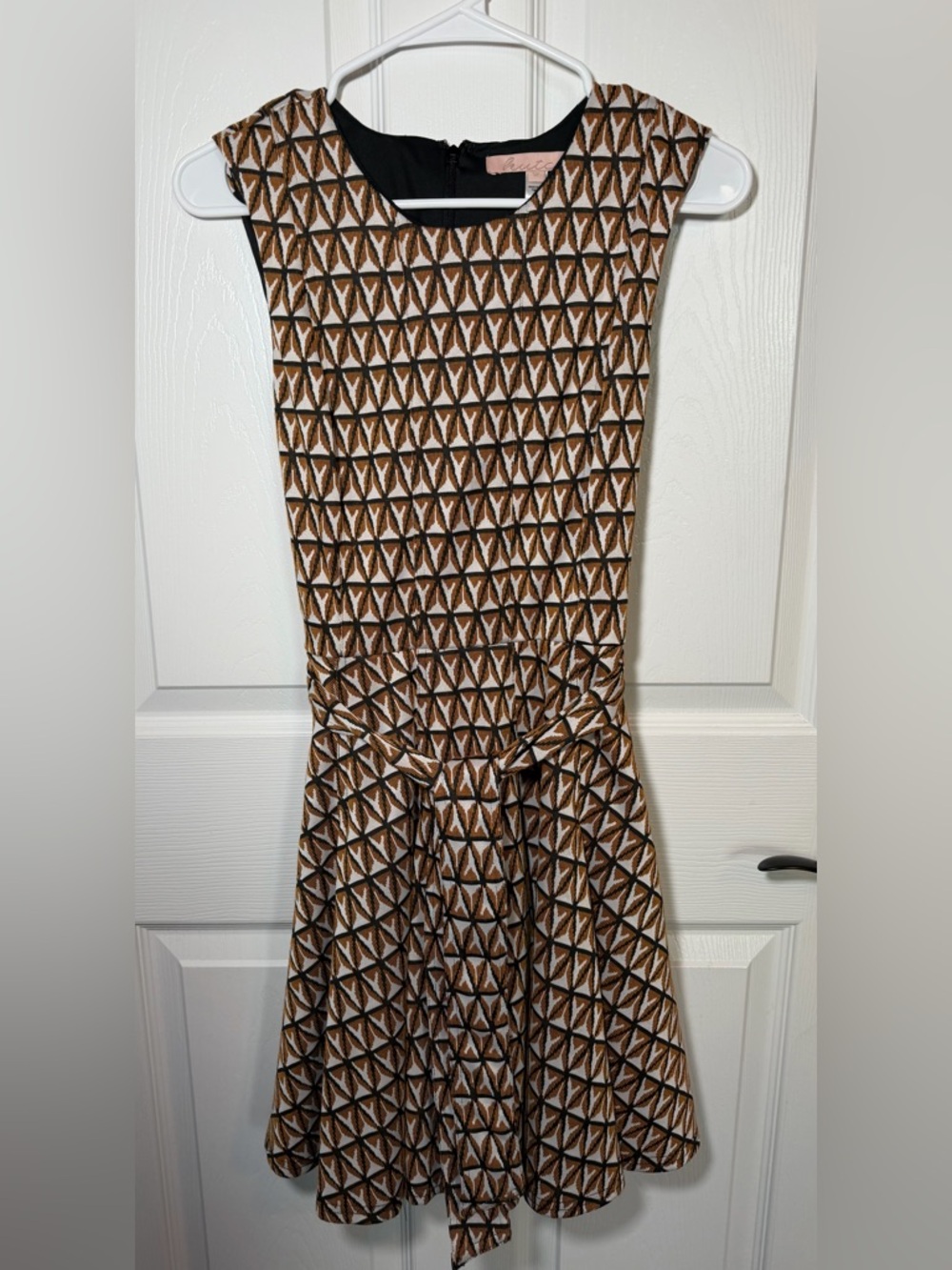 Anthropologie Hutch Amina Geometric Mini Dress Size S P - Picture 4 of 6
